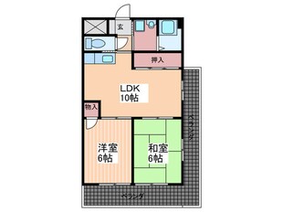 ライブオーク幟町の物件間取画像